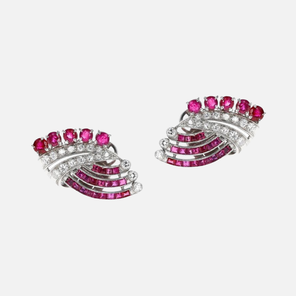 Striking Art Deco Earrings