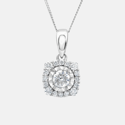 Solitaire Diamond Pendant