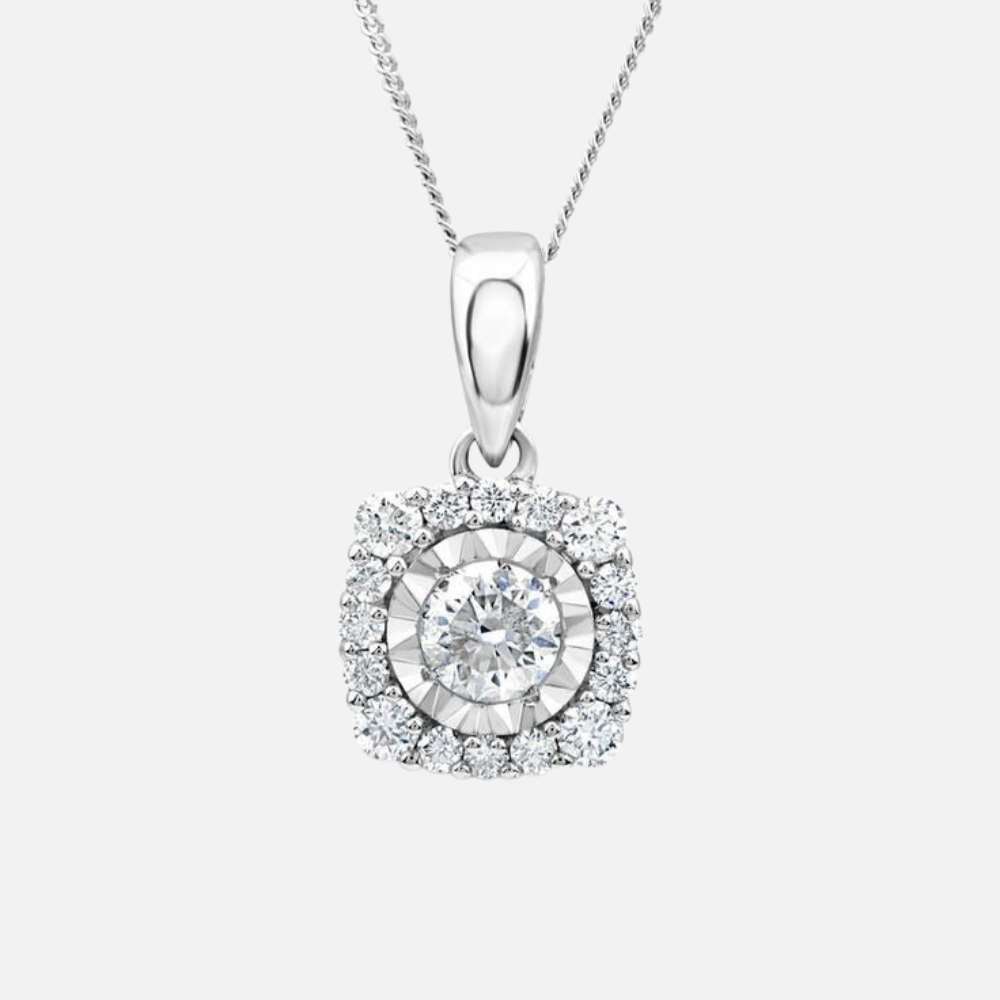 Solitaire Diamond Pendant